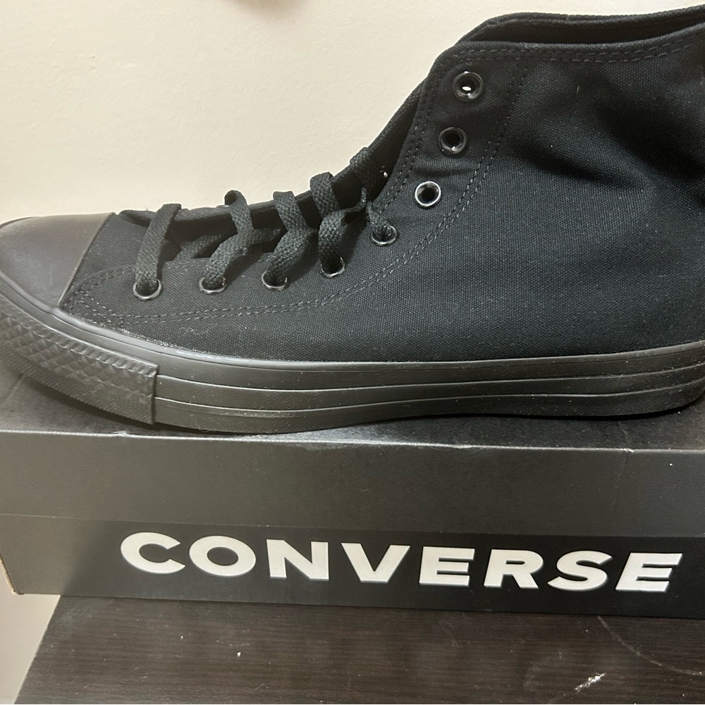 Converse High Top Canvas Sneakers - Black